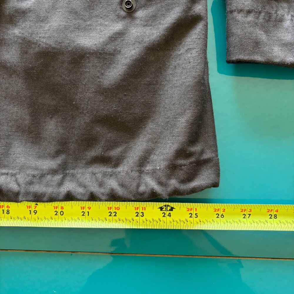 Vintage Men's U.S. Army M-65 Field Jacket – Large Long Black - Picture 15 of 16